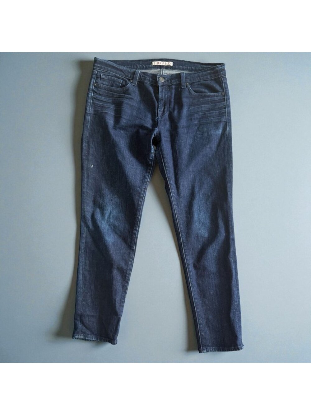J BRAND Whiskered Blue Skinny Jeans Size 32